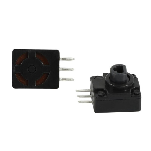 4Pcs Black Replacement Repair Parts Lt/Rt Button Keypad for  360 Controller 1
