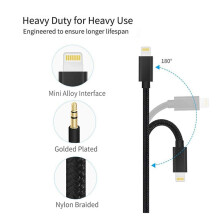 5X Car AUX Cable for Audio Cable Aux Cable to 3.5mm Premium Audio for 13 Pro-8 Car Stereos