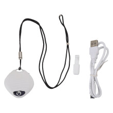 Wearable Air Purifier Necklace White, 3980Negative Ions