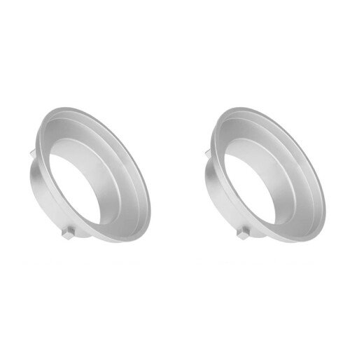 2X Bowens Mount Softbox Speed Rings Adapter för Studiofotografering 150 mm Passar S-Type Softbox