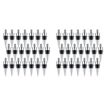 42Pcs Bottle Stopper Zinc Alloy Wine Bottle Stopper Kits Ring Wine Topper Reusable Wine Corks Bottle Stopper Inserts