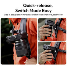 2X Ulanzi UKA07 Uka Quick-Release Clip Kit for Camera Compatible with F38 Top Plate for Backpack Backpack Clip