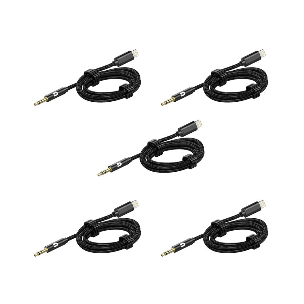 Photos - Cable (video, audio, USB) 5X Car AUX Cable for Audio Cable Aux Cable to 3.5mm Premium Audio for 13 Pro-8 Car Stereos