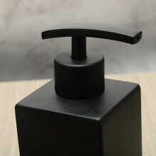 2X Stainless Steel Black Liquid Soap Dispenser,Soap Dispensers,for Kitchen&Bathroom,350 ML