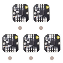 5X MT6701 Moduł Enkodera Magnetycznego PWM/I2c Bezszczotkowy Enkoder Silnika Tryb ABZ 1024 Linii Zastępuje Moduł AS5600