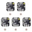 5X MT6701 Magnetic Encoder Module PWM/I2c Brushless Motor Encoder ABZ Mode 1024 Lines Replaces AS5600 Module 1