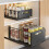 Pull Out Kitchen Storage Rack - Kitchen Sink Shelf Slide Drawer Organizer for Seasoning Bottles, Snacks & More B 3