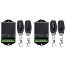2X Dual Wireless Remote Control , AC100-240V 10A Relay Radio Frequency Home Instruments,Water Pump,Lighting