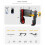 2X Joyroom Suporte de Telefone para Bicicleta Universal One-Hand Operation Suporte para Telefone de Motocicleta para Celular de 4,7-7 Polegadas À 3