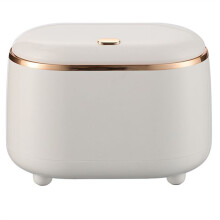Press-Type Desktop Small Trash Can with Lid,Small Storage Bucket Tiny Desktop Waste Garbage Bin,White