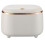 Press-Type Desktop Small Trash Can with Lid,Small Storage Bucket Tiny Desktop Waste Garbage Bin,White 1