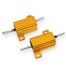2X High Power 10 Ohm 10R 10W Watt Aluminum Housed Metal Case Wirewound Resistors