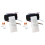 2X Frequency Conversion Ceiling Fan Remote Control Kit Light High Voltage 6-Speed Remote Receiver Controller 1