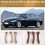 Door Pull Handle Set Replacement for  3 Series E90 E91 E92 316 318 320 325 328i 2004-2012 RHD Beige-Yellow 3