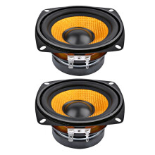 2Pc 4Inch Audio Draagbare Luidspreker 4 Ohm 15W Bas Luidspreker DIY Professionele Multimedia Subwoofer Luidsprekers voor Geluidssysteem