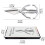 (Silver, Boxed) Kitchen Shears for Meat, Fish, BBQ - Dishwasher Safe 1