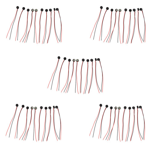 50Pcs Electret Condenser MIC 4mm x 2mm for PC Phone MP3 MP4 1