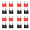 16 Pcs Screw Type Dual Banana Plug Speaker Connectors 436 + Type 1