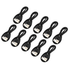 10X USB Cable 5.5mm / 2.1mm 5V   Jack Power Cable (Black, 102CM)