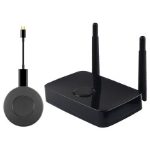 Wireless -Compatible Video Transmitter Receiver 5G/2.4G Type-C Wireless Screen Projector 1080P for Phone/Laptop/PC