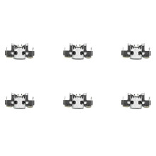6X for New 3DS New 3DSLL Charging Port Power Connector Tail Plug Holder