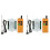 2X DC12-36V 4CH RF Wireless Remote Control  Receiver with 2000M Long Distance Remote Controller Suckers Antenna 1