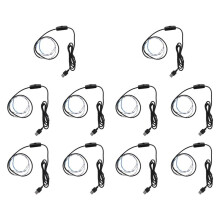 10X UVC Germicidal Disinfection Light Bar 5V Bactericidal Lamp Mites Light Strips LED Strip Light 50X1cm
