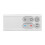 20X Replacement AM04 AM05 Remote Control for  Fan Heater Models AM04 AM05 Remote Control(Silver) 5