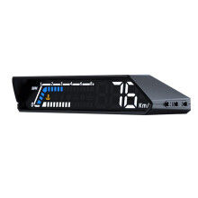 S100 Doppio Display HUD - Display OBD Strumento Multifunzione per il Monitoraggio Della Temperatura 'Olio Della Trasmissione