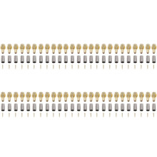 100 Stueck SMA-Stecker RF Coaxial Verbinder Crimp fuer RG58 RG142 RG400 LMR195 RG223