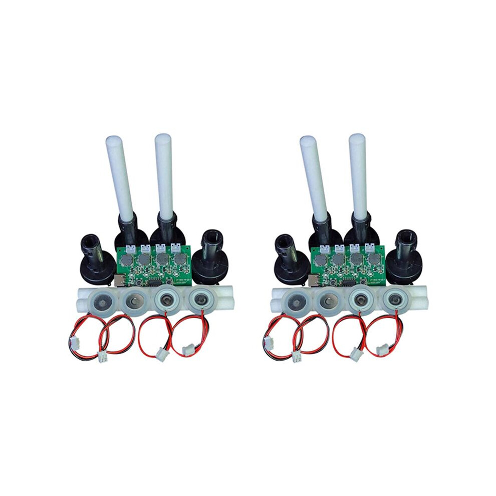 Jojomino 2X Four-Spray Humidifier Module Humidifier Control Board Atomizer Driver Board Four-Spray Humidifier Module,Set C