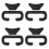 4X Replacement Foam Masks Vr Pad Protector for Vr   Pro 2 Headset Vr Foam Cover Virtual Reality Accessories 1