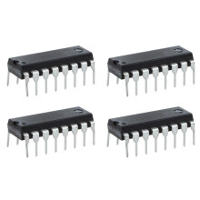 4X L293D L293 L293B DIP / SOP Push-Pull-Vier-Kanal-Schrittmotortreiber-IC-Chip
