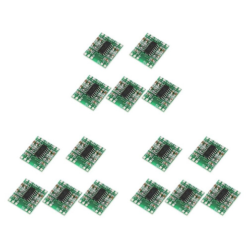15 Pcs Digital Power Amplifier Board,2X3W Type D PAM8403 Audio Module  5V Digital Audio Amplifier Board Module
