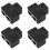 2 Port RJ45 Splitter Adapter LAN Network Ethernet Extender Connector Plug Lot 4pcs 1