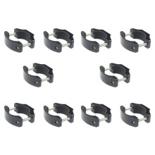 10X 360 Graden Fiets Motorfiets Stuurclip Mount Pijpklembeugel voor 9/8 voor ONE X Actiecamera
