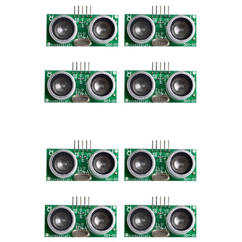 8PCS US-100 Ultrasonic Sensor Module  2.4V - 5V with Temperature Compensation Range Distance