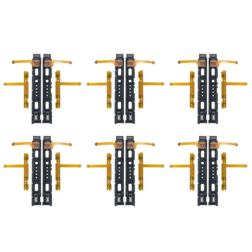 6X Reemplazo LR Slide Left Right Slider Rail con SL SR Flex Cable para   NS   Controller
