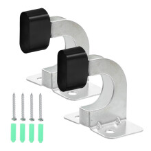Galvanized Metal Wall Mounted Hose Holder, Heavy Duty Garden Hose Hanger for Outdoor Storage