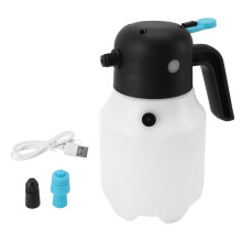 Rociador de Espuma para Coche Eléctrico de 1,8 L, Pulverizador de Espuma con Batería de Lavado de 2000 MAh, Pulverizador de Espuma con Bomba