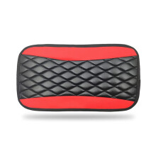 Car Center Console Cushion Pad, Universal Waterproof en Anti-Scratch Armrest Cushion Cover Protector - Rood