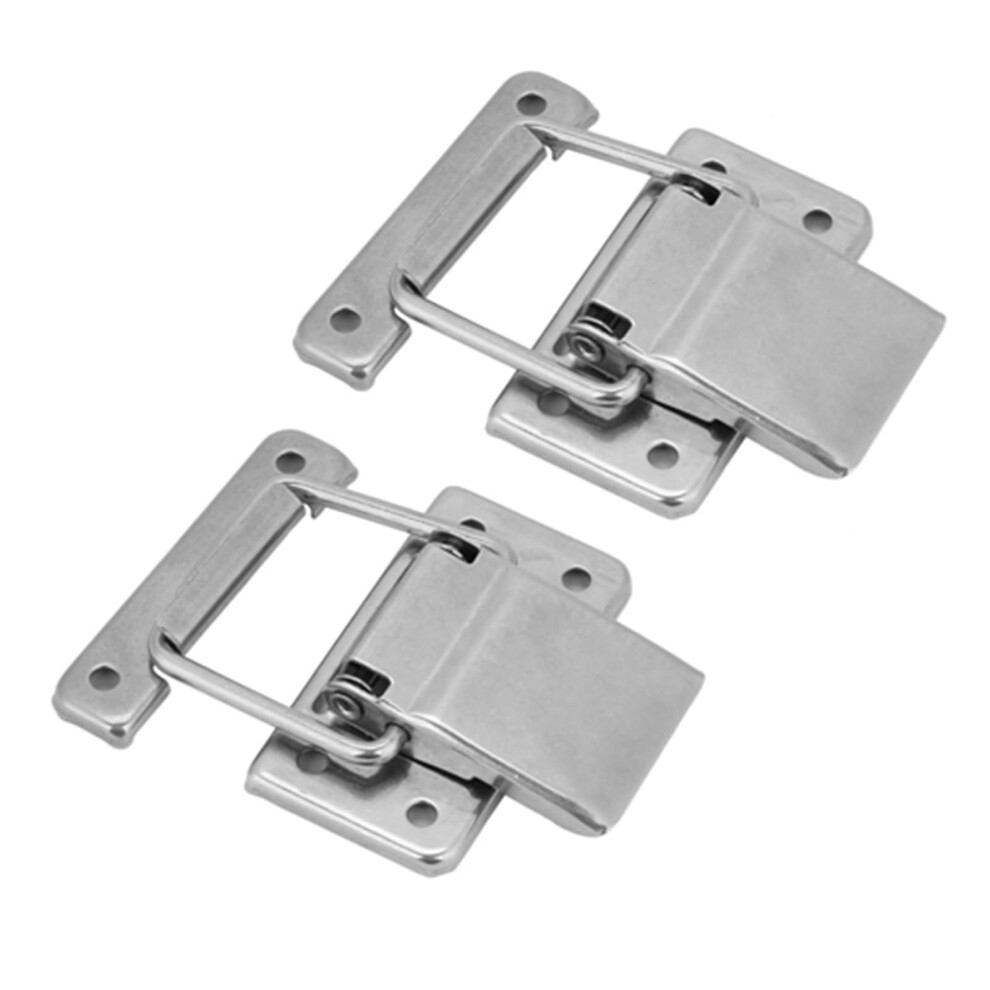 2Pcs Stainless Steel Toggle Latch With Secure Locking Mechanism, Spring Loaded Catch Hasp For Doors And Cabinets 9771547029267