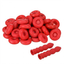 (red, 50 per pack) Anti-Leak Glue Nozzle Cap Cover