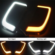 Motorcycle LED Fairing Grille Turn Signal Lights for Touring Street Electra Glide Tri Glide FLHTK FLHTCU FLHTKSE