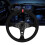 Auto Racing Lenkrad 35cm Rot mit 反绒 Bezug 12