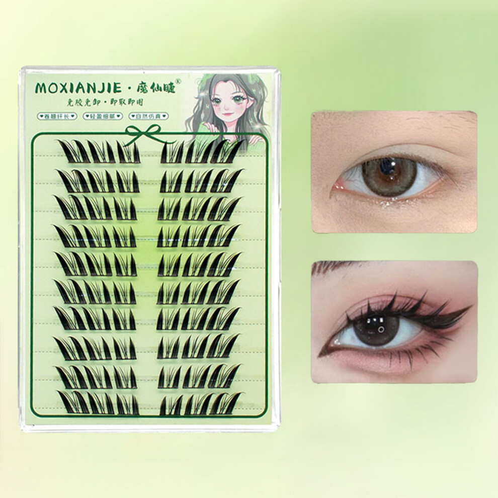 Reach-Tools (Nine Tailed Fox) Natural False Eyelashes For Eye Makeup & Cosplay
