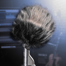 Windproof Microphone Windshield Muff for DSLR & DV Camcorders - Soft Fur Cover