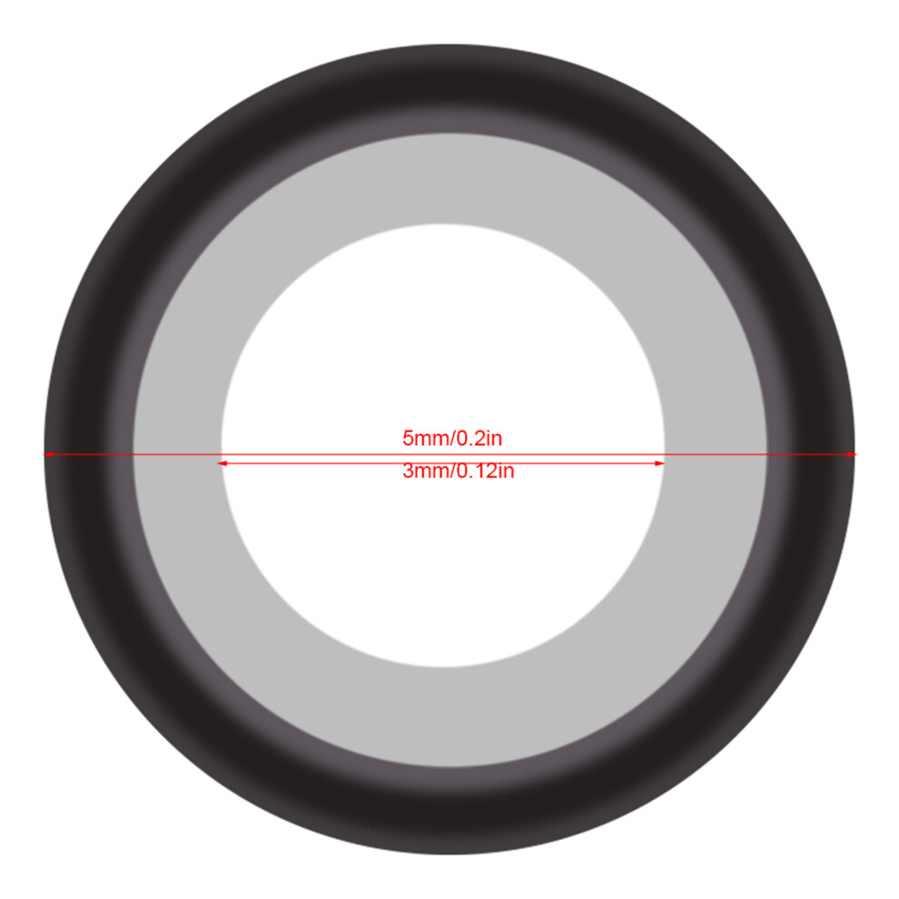Unisex Aluminium Silicone Hair Extension Tubes 500Pcs