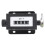 Black 5 Digit Mechanical Count Counter  with Rotary Reset Button & Spring 3
