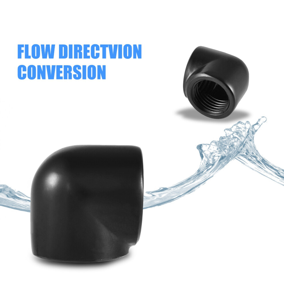 2Pcs G1/4 90 Degree Adapter For Pc Water Cooling 7340572889980
